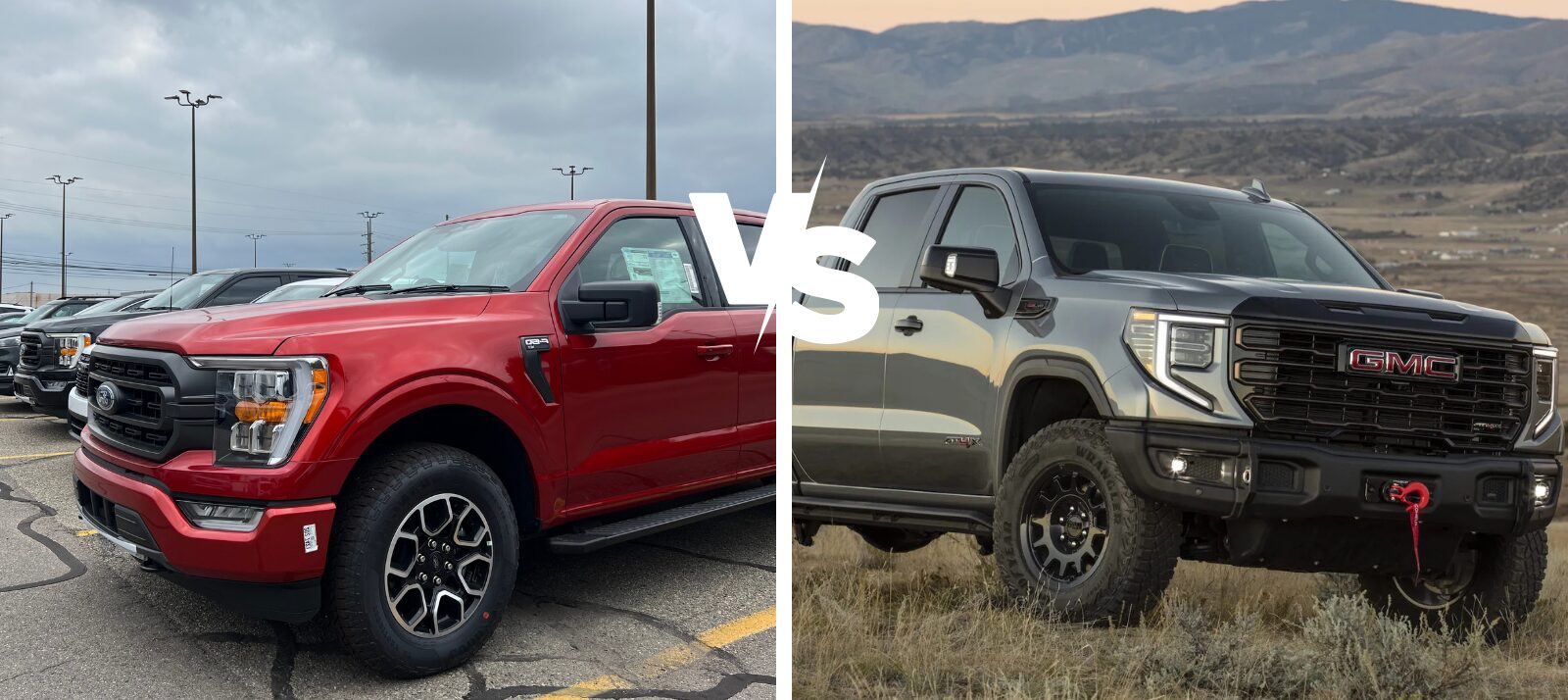 2025 Ford F-150 XL vs. 2025 GMC Sierra 1500