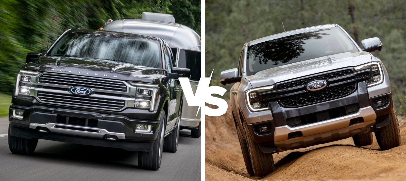 2025 Ford F-150 vs. Ford Ranger