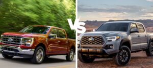 2025 Ford F-150 vs. Toyota Tacoma