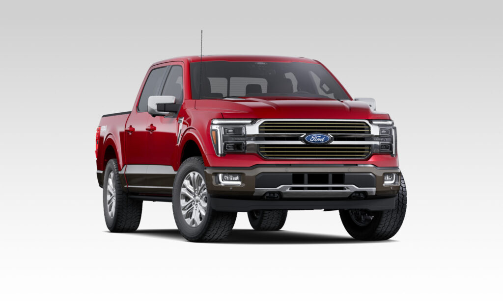 Front view of the 2025 Ford F-150 King Ranch Trim