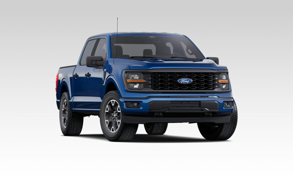 Front view of the 2025 Ford F-150 STX Trim