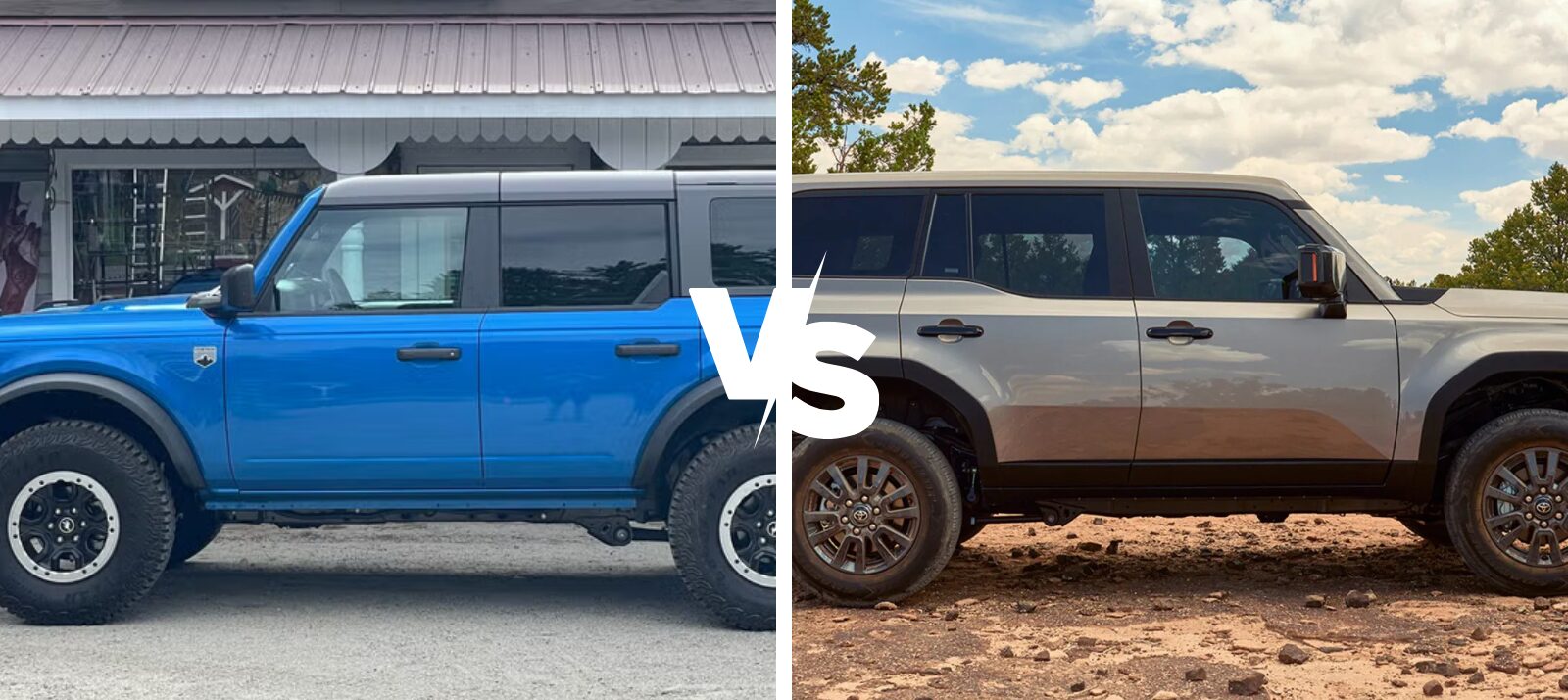 Ford Bronco Sasquatch vs. Toyota Land Cruiser