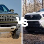 Compare the 2024 Ford Ranger Raptor vs. the 2024 Toyota Tacoma TRD Pro