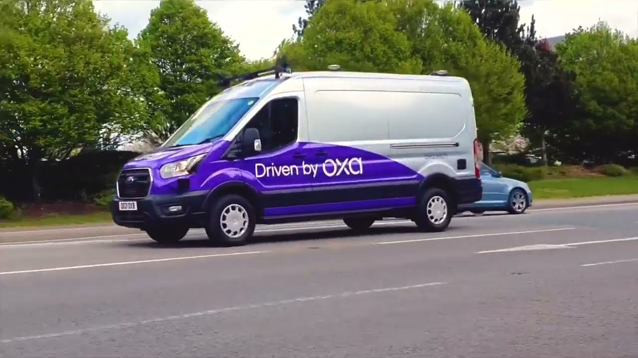 Oxa reveals Ford E-Transit self driving van and minibus