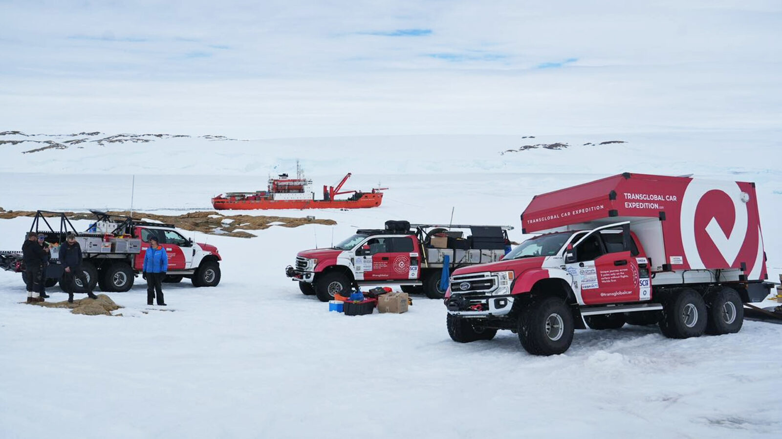 Transglobal Trucks3.1 Antarctic Expeditions: Survival Tales of Ford Super Duty Trucks in Extreme Weather Conditions