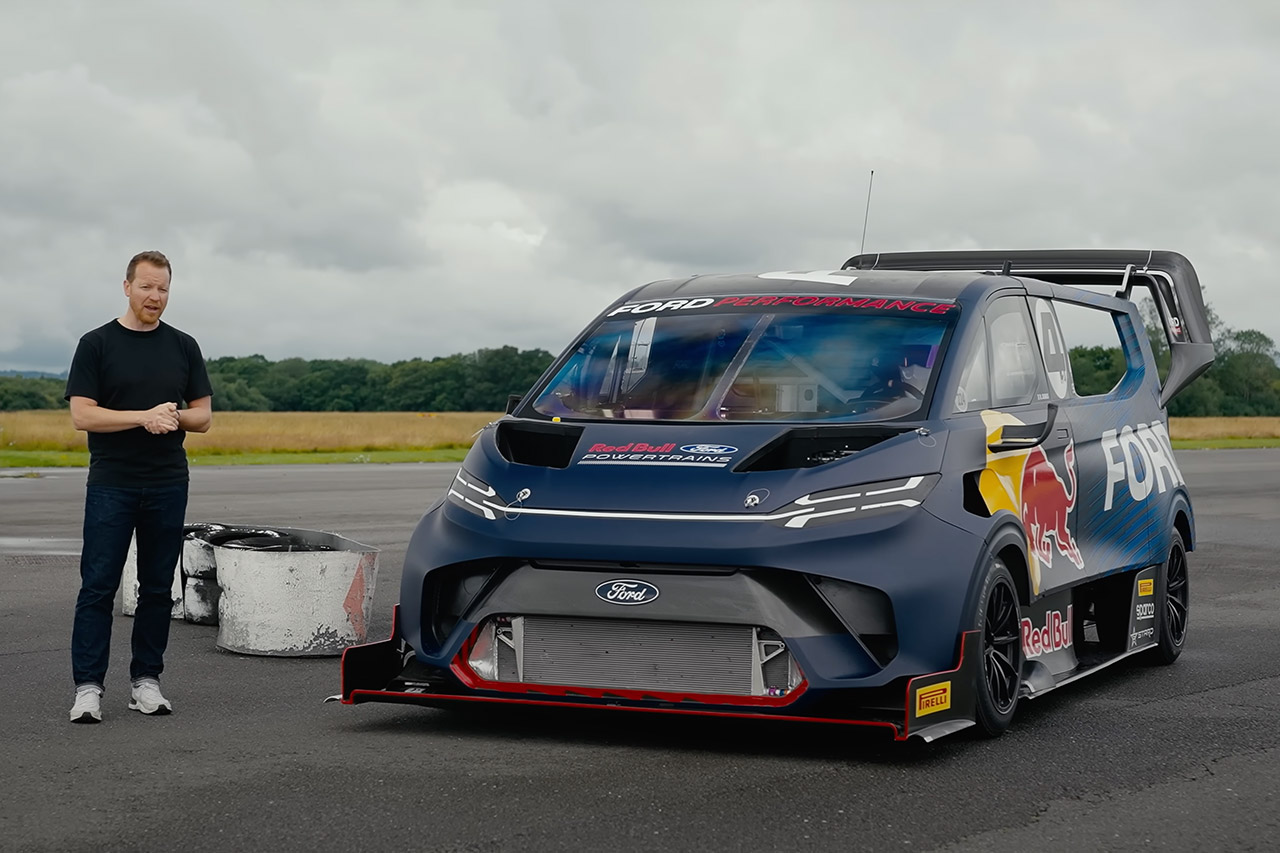 the stig ford supervan top gear test track Top Gear Thrills: The Stig's Spectacular Test Track Showdown with the Ford Supervan