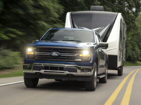 2024 Ford F-150 XLT hauling an RV