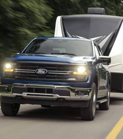 2024 Ford F-150 XLT hauling an RV